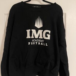 Black IMG Academy Football Sweatshirt Crewneck